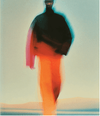 Figure in motion blur